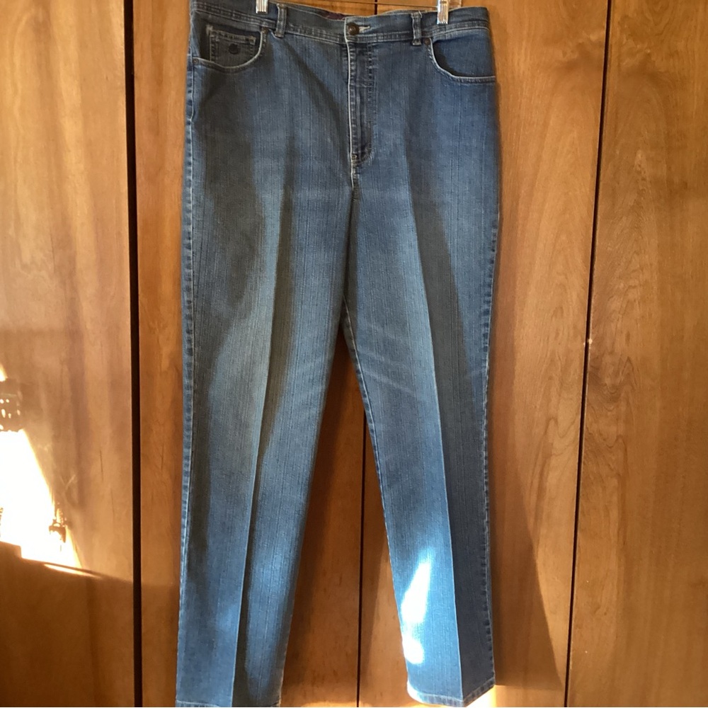 Gloria Vanderbilt Blue Denim Amanda Jeans 18 tall